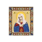 Bead Embroidery Kit, Nova Sloboda, D6022, Kit for embroidery of an Orthodox icon with beads