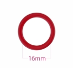 Litteät metallirenkaat, ns bikinirenkaat tai rintaliivirenkaat, ø16 mm