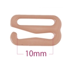 Металлический крючок для резинки бретелей бюстгальтера шириной 10 мм