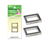 Квадратная металлическая петля 25 мм х 18 мм для ремня шириной 18 мм.