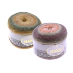 Wool Blend Yarn Angora Luks Color, Nako