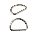 D-ring, half ring for tape width: 15 mm