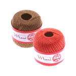 Cotton Crochet Thread Maxi Metalic, Madame Tricote, Ne 10/3, Nm 17/3