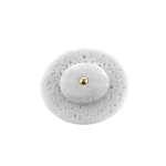 Krobelise pinnaga, keskelt kõrgem, metallkannaga nööp 24mm, 38L