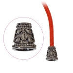 Metallist nööri otsik, kuldne kelluke ø13 x 14 mm, sobib nöörile ~ø4 mm