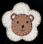 Triigitav aplikatsioon, ø 3,4 cm, AN33