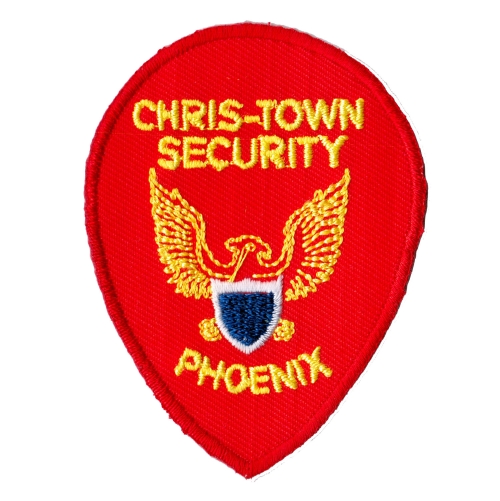 Embroidered Iron-On Patch, 7,2 x 6,7 cm