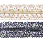 Mitmevärviline pits, keskjoonelt veidi veniv, 5 cm