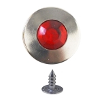 Naelkinnitusega nööp, teksanööp akrüülkristalliga normaalsuuruses ø17mm, suurus: 28L