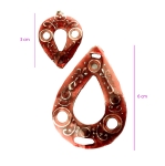 Metallripats, glasuuritud