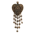 Kettidega metallist ripats, 100 mm x 45 mm