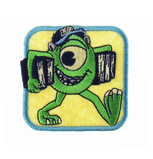 Аппликация клеевая, вышивка текстильная, Термоаппликация, 6,4 x 6,3 cm, FI56
