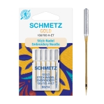 Embroidery Needles for Home Machines, Schmetz GOLD