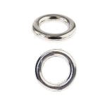 Metallized light plastic ring 24mm