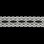 Кружево капрон c атласной лентой 2,5 cm 