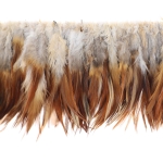 Feathers on lace, width 12-15 cm
