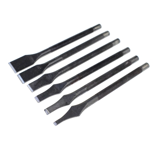Straight Punch, Cutter 6 pcs set: 3mm, 5mm, 6mm, 8mm, 10mm, 12mm, KL3052