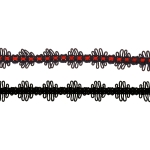 Decorative Ribbon, 1,5 cm, 7159