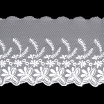 Tüllile tikitud pits 11 cm, D52-4093