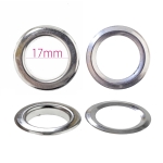 Purjerengas ja sirkkarengas litteällä profiililla, messinkista, ø20 mm