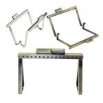 Twin hinged metal interchangeable frame, 8 cm, R-0584-8