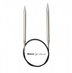 KnitPro Nova Cubics kandilised kerged metallist ringvardad Nr.5,0
