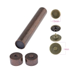 Riveting tools for riveted magnetic buttons ø14 mm