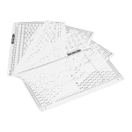 Ready punched knitting machine 24 stitches punch cards set P series 15pcs, KH-260