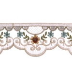 Кружево на сетке, 7,5 cм, 901018