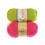 Pehme villasisaldusega lõng Bambino-Baby Marvel, Nako, 50 g = u.130 m