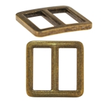 Metal belt slider 26 x 26 mm for belt width 20 mm 