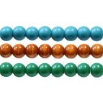 Wooden Beads ,10 mm, 50 g