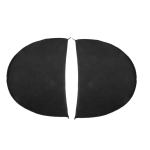 Soft Fabric-covered Shoulder Pads 11 x 17 x 1 cm