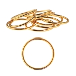 Тонкое и легкое металлическое кольцо ø18 мм, толщина 1,3 мм.