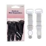 Hook-on Suspenders with elastic, 2 pairs (4 pcs), Hemline