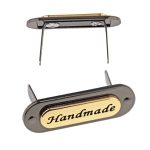 Metal Tag `Handmade` 12 x 35 x 3 mm