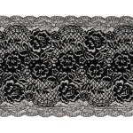 Кружево эластичное 23 cм, ELP124