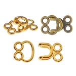 Õmmeldavad metallist haagid 12 x 23mm