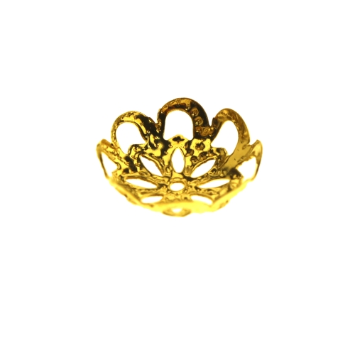 Pitsiline lillekujuline pärlikübar , 12 x 4mm