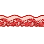 Tüllile tikitud pits 5 cm, 45-4064