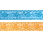 Tüllile tikitud pits, 4,5 cm, 2943