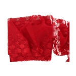 Tüllile tikitud pits, 18 cm, 51-4291