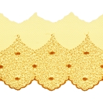 Tüllile tikitud pits, 10 cm, 45-4127