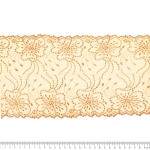 Tüllile viskoosniidiga tikitud pits 19 cm