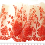 Lai tikitud pits võrk-kangal, 23 cm