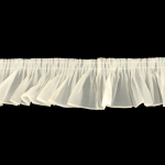 Тонкая лента с оборками 10 см, 333063