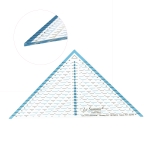 Transparent Triangle Plastic Ruler, 15cm, Le Summit 34419