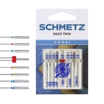 Комплект игл „сразу все“ для домашних швейных машин Kombi, Schmetz Combi (Germany)