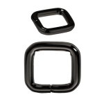 Квадратная металлическая петля 24 мм х 24 мм для ремня шириной 15 мм.