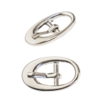 Metallist ovaalne piklik pannal 23x13 mm rihmale laiusega 7-8 mm